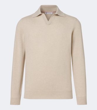 Brunello Cucinelli Cashmere polo sweater