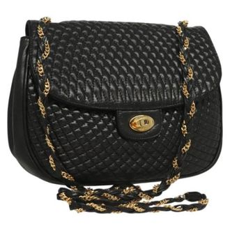 Bally Tweedehands leren schoudertassen - Dames - Vintage Schoudertas - Zwart - ONE Size - Leer - Vintage