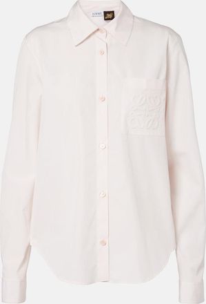 Loewe Paulas Ibiza Anagram cotton poplin shirt