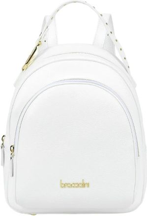 Braccialini Michelle - Dames - Rugzakken - Wit - ONE Size - Leer - Tassen