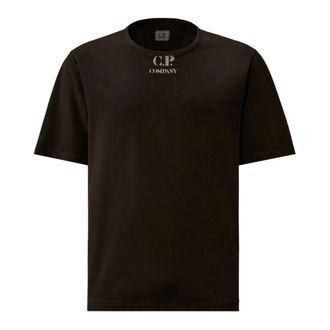 C.P. Company Hombre, Camisetas, Negro, Talla: S