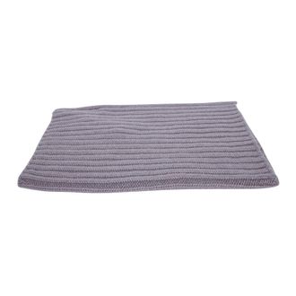 Dell'Oglio Accessoires, Heren, Paars, ONE Size, Kasjmier, Geribbelde Sjaal