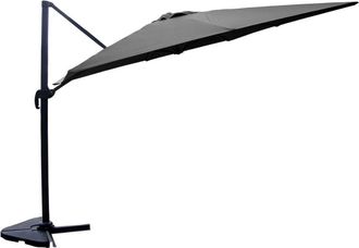 Concept Usine Parasol excéntrico 3 x 4 m gris