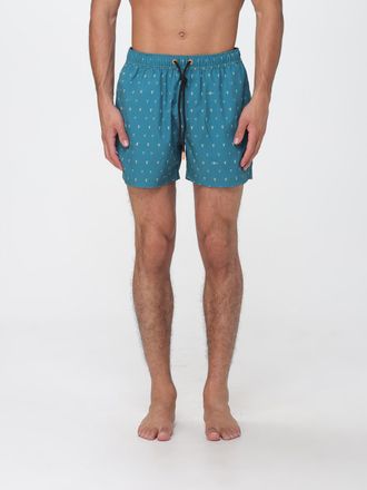 Save The Duck Boxer da mare con stampa grafica e vita elasticizzata con coulisse