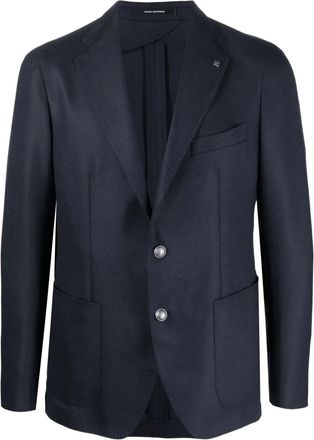Tagliatore two-button blazer - men - Polyamide/Wool - 54 - Blue