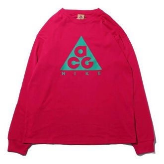 Nike Lab ACG Long-Sleeve T-Shirt Sport Fuchsia Lucid Green BQ7203-607