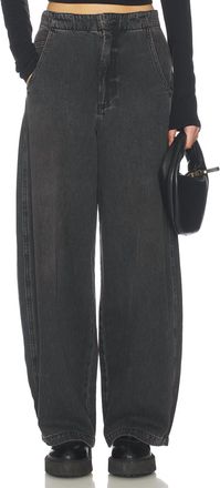 Pistola Denim Lottie Relaxed Bowed Leg Jeans In Zen