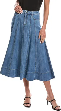 Cinq &agrave; Sept Cinq &Agrave; Sept Mathilde Denim Maxi Skirt