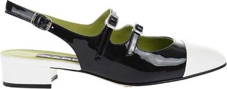 Carel Black Leather Pumps
