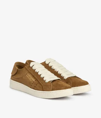 Pedro Garcia Sneaker in brown suede | Perry| Fall winter 2025