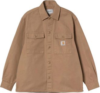 Carhartt Work in Progress Kelly Shirt Jac - Heren - Zomerjassen - Beige - XL - Katoen - Jassen