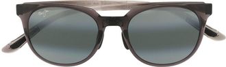 Maui Jim round-frame tinted sunglasses - unisex - Acetate - One Size - Brown