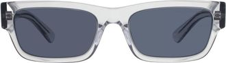 Prada Blue Rectangular Mens Sunglasses PR A03S 17P0A9 56