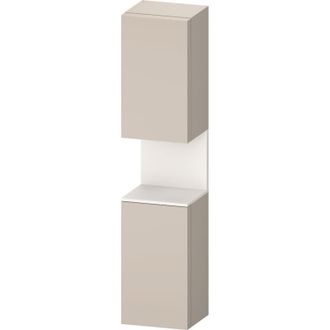 Duravit Qatego Armario Alto, Puerta Bisagra Derecha, - Duravit