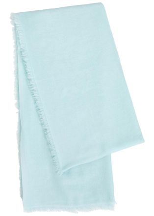 Ama Pure Ama Pure Cashmere Scarf - Light Blue - One Size