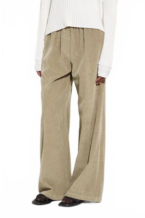 Christian Wijnants Wide Leg Corduroy Pants In Padola Sage