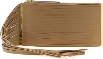 Elisabetta Franchi Leather Clutch Womens Bag
