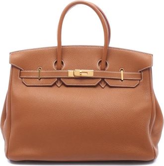 Herm&egrave;s Pre-owned Hermes Clemence Birkin Retourne 35 Ladies P9WT4AAHEM3C0D5L