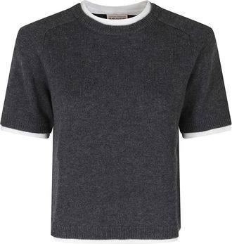 Semicouture Donna, Maglie, Grigio, L, new