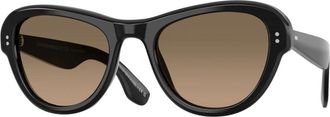 Oliver Peoples Encina Zonnebril - unisex - Accessoires - Zwart - Maat: 53 MM