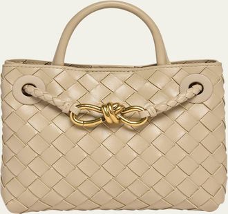 Bottega Veneta Andiamo Mini Leather Top-Handle Bag