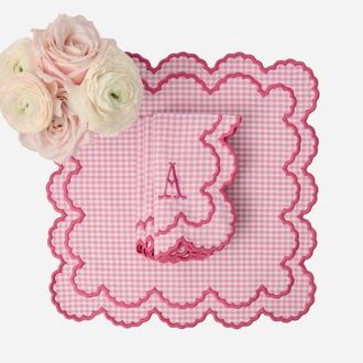 Mrs. Alice Pink Charlotte Gingham Napkins at Nordstrom