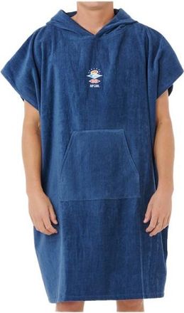 Rip Curl Logo Hooded Towel Surf Poncho f&uuml;r Herren | blau