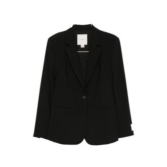 Calvin Klein Single-breasted Logo-patch Jacket