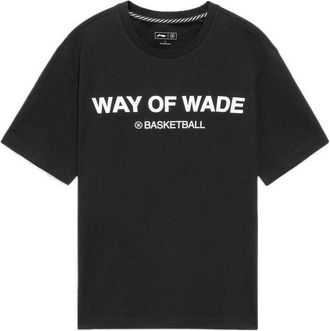 Li-Ning Way Of Wade Graphic Basketball T-shirt Black AHSS439-1