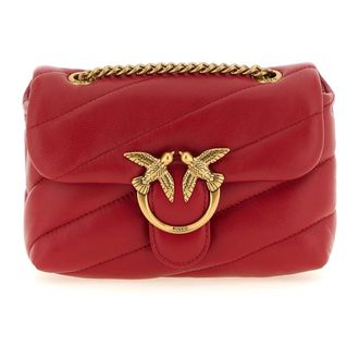 Pinko Pinko, Dames, Tassen, Rood, Maat: ONE Size Leer