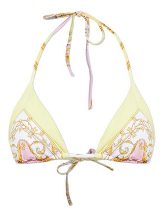 Versace Bikinioberteil im Barocco-Print