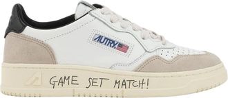 Autry Sneakers, male, White, Size: 2 US White Tennis Sneakers Game Set Match