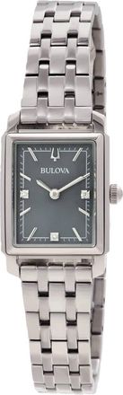 Bulova Sutton Quartz Grey Dial Ladies Watch 96P252