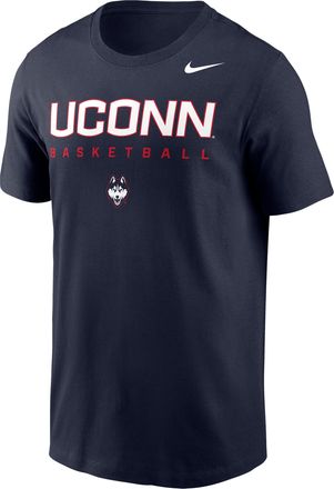 Nike Mens Connecticut Huskies Legend Basketball Short-Sleeve T-Shirt in Blue | M21283UCON25-NVY