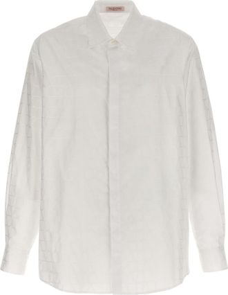 Valentino Garavani White Toile Iconographe Shirt