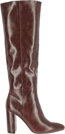 Mexx Rode Enkellaarzen voor Vrouwen - Dames - Laarzen met Hak - Rood - 41 EU - Polyester - Schoenen