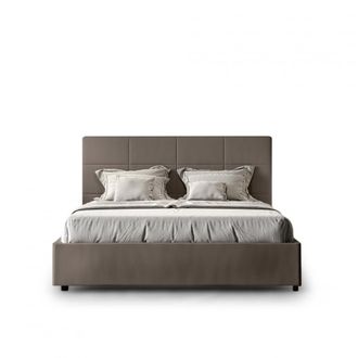 Itamoby Cama Matrimonio Polipiel Canap&eacute; 160 X 190 Cm Dise&ntilde;o Mika Coffee