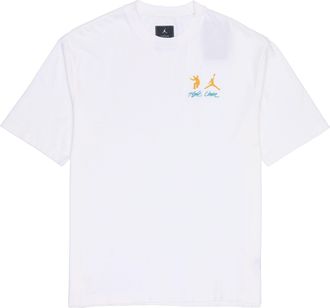Nike Jordan Air Jordan x union Crossover SS22 Solid Color Breathable Logo Round Neck Short Sleeve Asia Edition White DM2844-100