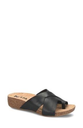 Korks Micha Toe Post Sandal in Black at Nordstrom Rack, Size 6