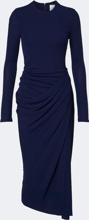 Erdem Draped jersey midi dress