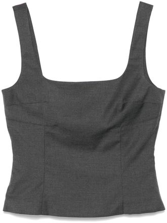 Remain Top smanicato - Grigio