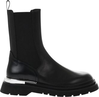 Dsquared2 Black Leather Chelsea Boots