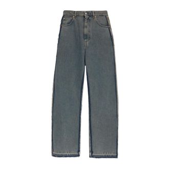 Maison Margiela Dames, Jeans, Grijs, Maat: W27 Katoen