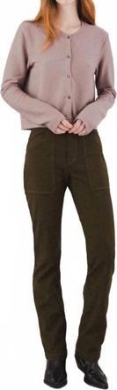 PRAIRIE UNDERGROUND Surface Button Front Cardigan In Mauve Mist