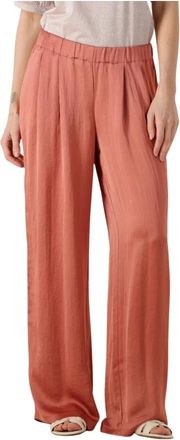 Summum Broeken, Dames, Roze, M, Zijdezachte Roze Broek Stijlvol Comfort