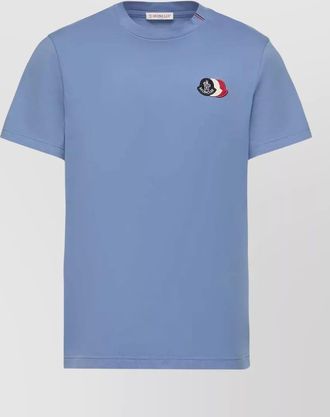 Moncler short sleeve crew neck cotton t shirt