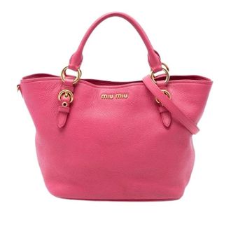 Miu Miu Pre-owned Handbags, female, Pink, Size: ONE SIZE Pre-owned Satchel