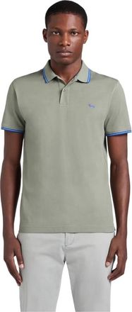 Harmont & Blaine Polo Shirt - Heren - Polos - Groen - S - Katoen - Tops