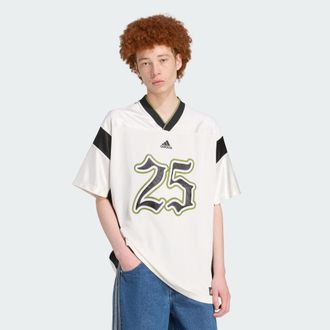 adidas Originals Mens Football Jersey - White - Size X-Large