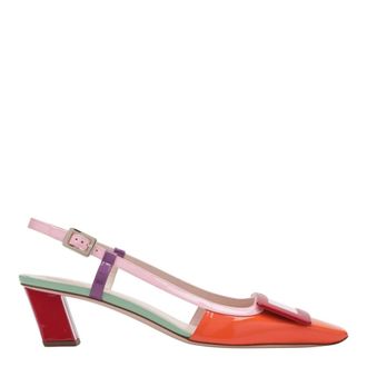 Roger Vivier Belle Vivier 45 Slingback Pumps - female - Roger Vivier - Pumps - Multicolor - 5 1/2 UK - Shoes